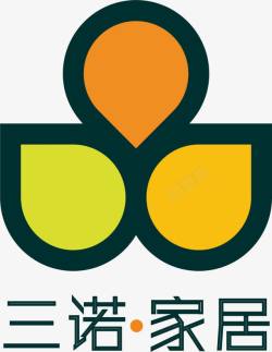 彩色奶诺三诺家居家具品牌logo图标高清图片