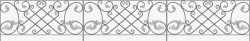 古典花纹铁栅栏素材