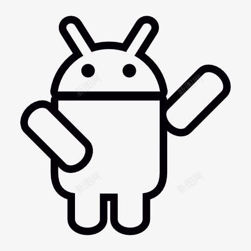 Android的一个臂上图标png_新图网 https://ixintu.com 形状 操作系统 机器人 标识 硬件 软件