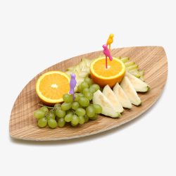 创意实木创意餐具水果高清图片
