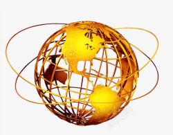 全球通讯金属球体高清图片