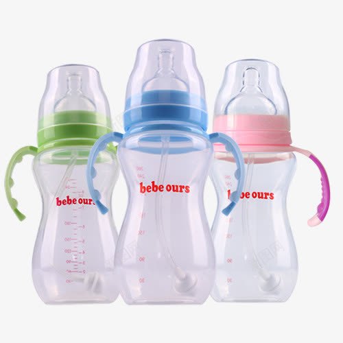 bebeours奶瓶png免抠素材_新图网 https://ixintu.com bebeours 产品实物 双把手 吸管 塑料材质 奶嘴 奶瓶 婴儿用品 透明杯子