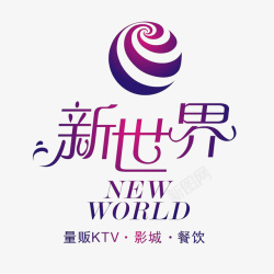 球形logo彩色渐变KTVLOGO图标高清图片