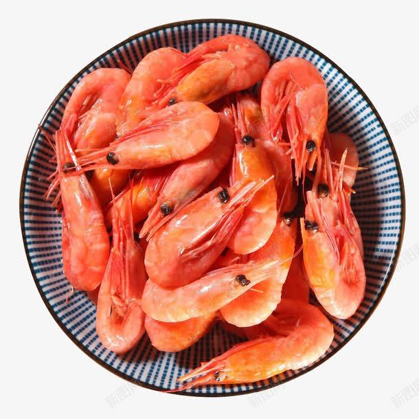 北极甜虾png免抠素材_新图网 https://ixintu.com 口味虾 头籽 深海野生 红色 食物