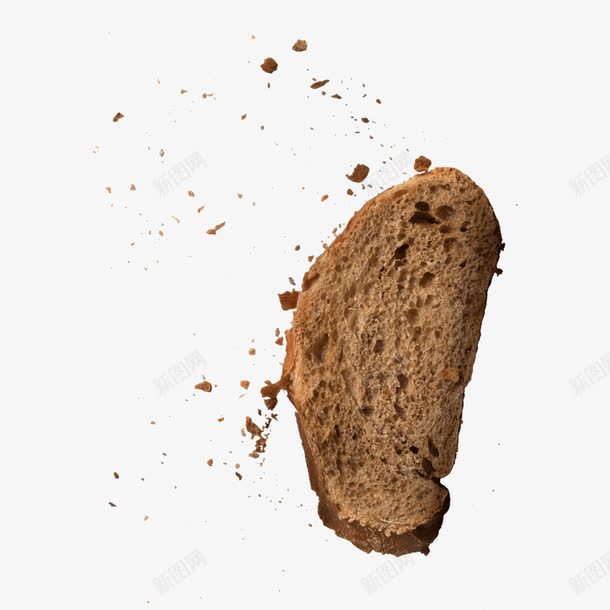 灰色面包片png免抠素材_新图网 https://ixintu.com 散布 灰色 碎屑 纹理 美食 质感 面包 食物