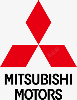汽车企业名片三菱汽车logo矢量图图标高清图片