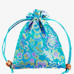 包花纸袋设计蓝色刺绣炭包驱蚊高清图片
