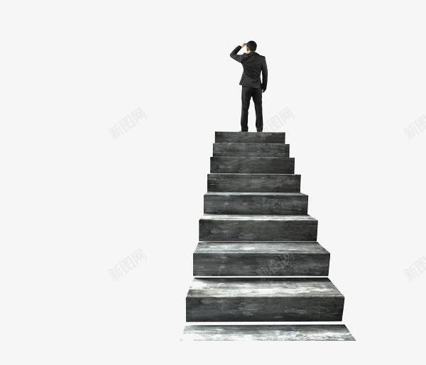 站在楼梯眺望的人png免抠素材_新图网 https://ixintu.com 卡通 台阶 实木楼梯 攀爬工具 木梯 梯子 楼梯 用于爬高 登高帮手 眺望 阶梯