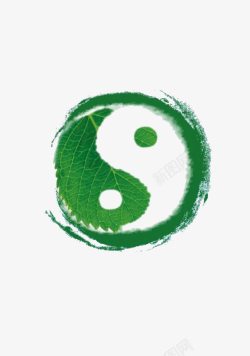 绿色太极绿色太极高清图片