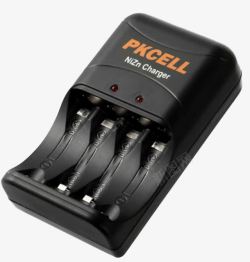 比苛Pkcell数码相机电池黑色快速充电座高清图片