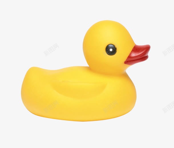 橡皮小黄鸭png免抠素材_新图网 https://ixintu.com 可爱的鸭子 橡胶材质 玩具 童年