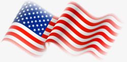 签证美国国旗高清图片