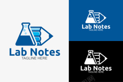 三角烧瓶实验室的logo图标高清图片