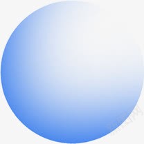 蓝色渐变圆球装饰png免抠素材_新图网 https://ixintu.com 圆球 渐变 蓝色 装饰