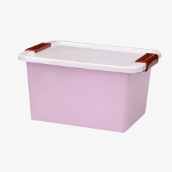 塑胶盒子紫色收纳箱高清图片