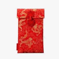缝制中国风棉布红包缝制高清图片