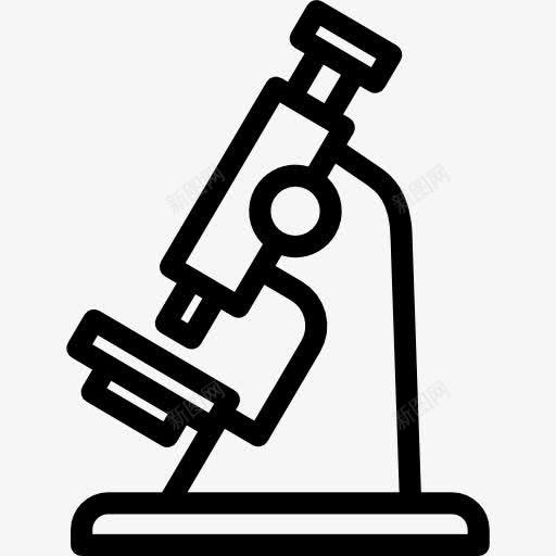 实验室显微镜图标png_新图网 https://ixintu.com 实验 实验室插画 显微镜 科学调查