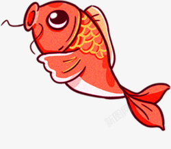 小红鱼鲤鱼锦鲤小红鱼高清图片