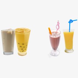 香芋口味香芋奶茶果冻奶茶店宣传单高清图片