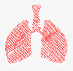 关注肺健康公益素材