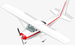 小型飞机矢量卡通简约飞机小型装饰广告高清图片