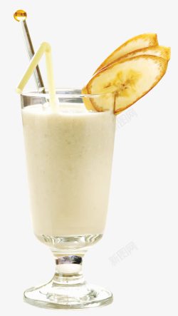原味桃子汁水果香蕉汁片高清图片