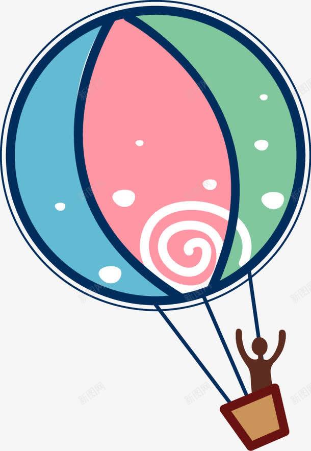 卡通可爱气球热气球条幅png免抠素材_新图网 https://ixintu.com 卡通 可爱 条幅 气球 热气球
