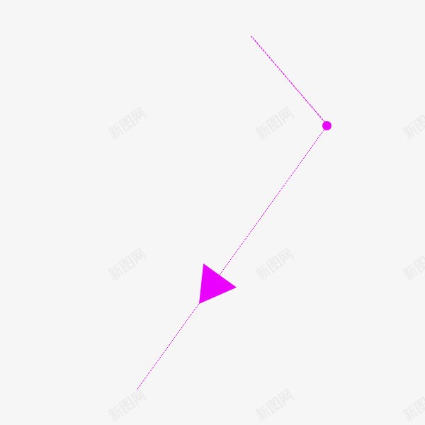 紫色线条png免抠素材_新图网 https://ixintu.com 几何 斜线条 简约 箭头 线性