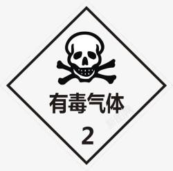 危险信息有毒气体图标高清图片
