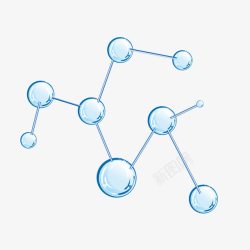 DNA分子背景分子链条矢量图高清图片