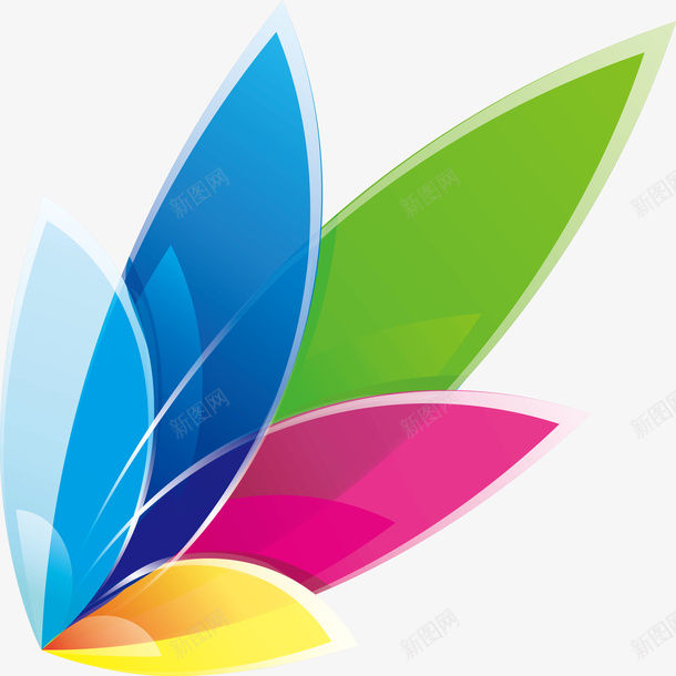 创意彩色logo色块矢量图图标ai_新图网 https://ixintu.com logo logo在线生成 创意 彩色 色块 矢量图