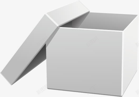 空白包装盒矢量图ai免抠素材_新图网 https://ixintu.com vi模板 vi设计 包装盒 正方形 电子产品包装盒 白色 矢量图 礼物盒 空白包装盒