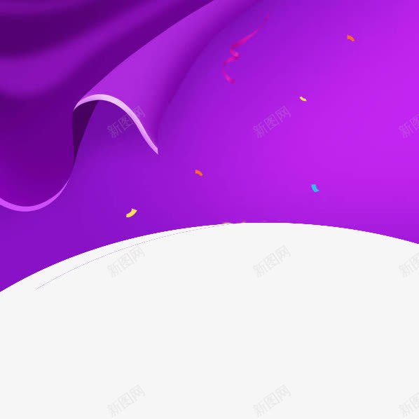 推荐位紫色png免抠素材_新图网 https://ixintu.com 大气 海报装饰 渐变 紫色 覆盖 边框 钻展
