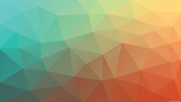 青橙色渐变三角形海报jpg设计背景_新图网 https://ixintu.com 三角形 橙色 海报 渐变
