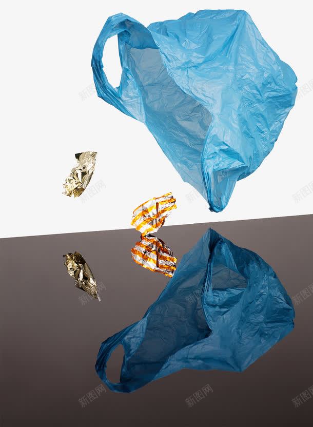 生活垃圾袋png免抠素材_新图网 https://ixintu.com 可回收循环 垃圾袋 糖果纸 透明塑料袋