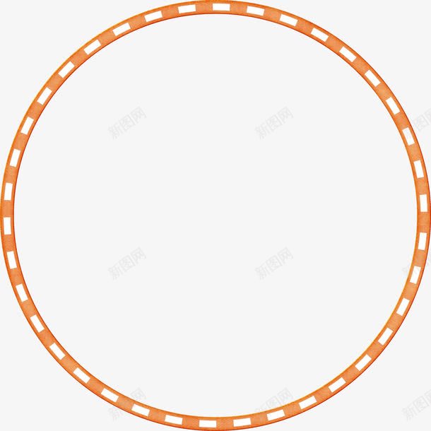 圆形框架png免抠素材_新图网 https://ixintu.com 创意 圆圈 框架 边框设计