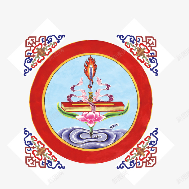 西藏文化花纹特点psd免抠素材_新图网 https://ixintu.com 中华人民共和国西藏自治区 中国西藏 器皿 彩色 特点 红色 花纹 西藏 西藏传统 西藏文化