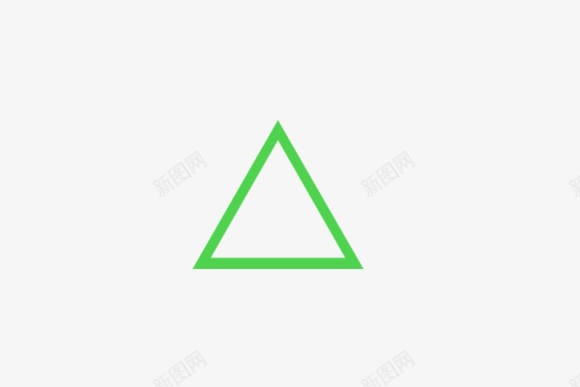 绿色三角形图标png_新图网 https://ixintu.com 一个三角形 三角形图标 建议三角形
