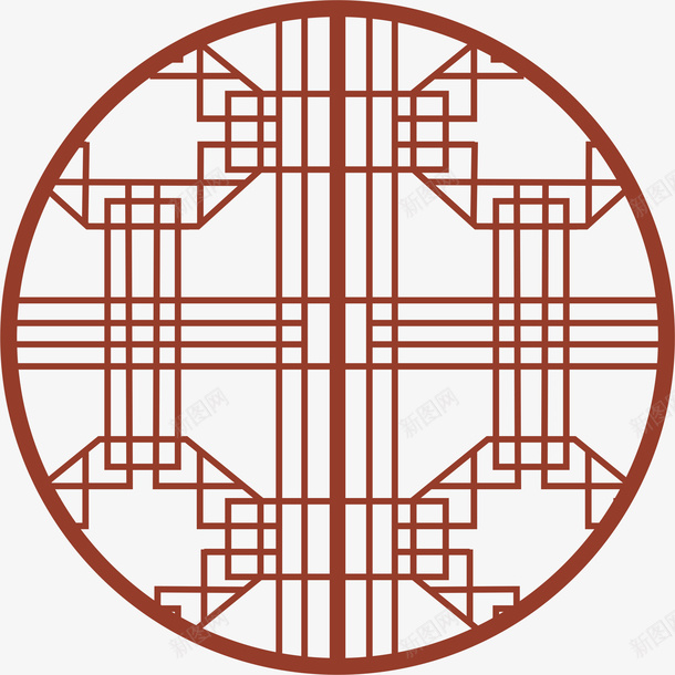 底纹文艺园林窗子矢量图eps免抠素材_新图网 https://ixintu.com 园林窗 园林窗口 园林窗户 园林窗花 文艺园林窗子 花纹 设计 矢量图