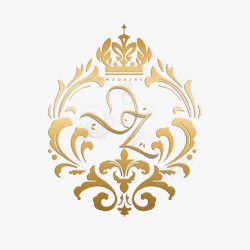 白色皇冠欧式复古logo图标高清图片