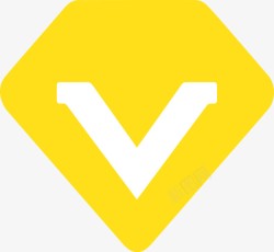 多个v字黄色v字会员权益图标高清图片