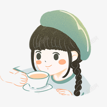 喝奶茶的小妹妹png免抠素材_新图网 https://ixintu.com 品尝奶茶 喝奶茶 喝茶 小妹妹 招牌奶茶