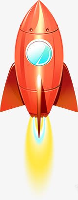 火箭火箭发射png免抠素材_新图网 https://ixintu.com 卡通 火焰 火焰喷射 火箭 火箭发射 红色