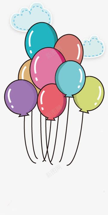 手绘气球微信扫一扫png免抠素材_新图网 https://ixintu.com 扫一扫点餐 气球 素材