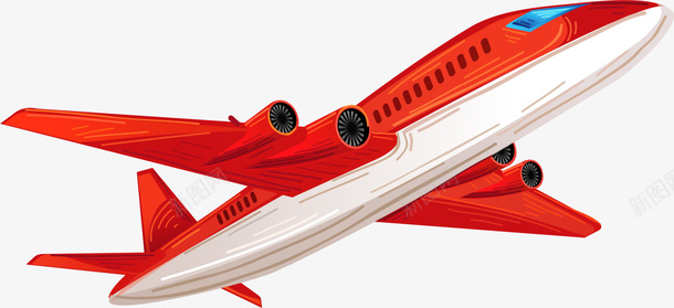 红色卡通飞机png免抠素材_新图网 https://ixintu.com 卡通 可爱 童趣 红色 航模 航空公司 装饰图案 飞机 飞机动画