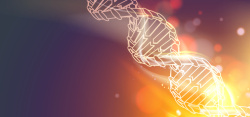 双链结构基因分子科技蓝色海报背景高清图片