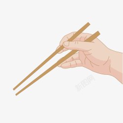 手拿筷子手拿筷子高清图片
