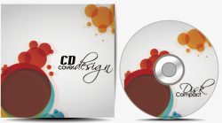 CD创意设计光盘封面矢量图高清图片