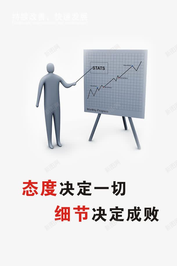 企业文化png免抠素材_新图网 https://ixintu.com 企业宣传画 企业挂画 企业文化 企业标语 创意素材 商业 商务 态度决定一切 细节决定成改