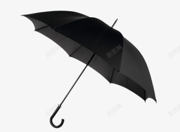 黑色雨伞png免抠素材_新图网 https://ixintu.com png图片 免费png 免费png元素 免费png素材 遮阳伞 高清黑色雨伞